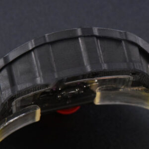 RM035-02 42mm Black Forged Carbon T+F Skeleton Dial Red Crown Yellow Rubber Strap RMUL2 - Image 7