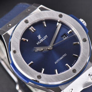 Classic Fusion Bang WWF 45mm PVD Black Dila Rubber Strap HUB11 - Image 7