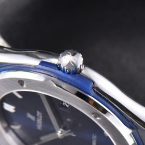 Classic Fusion Bang WWF 45mm PVD Black Dila Rubber Strap HUB11 - Image 9