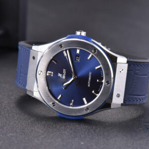 Classic Fusion Bang WWF 45mm PVD Black Dila Rubber Strap HUB11 - Image 10