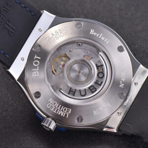 Classic Fusion Bang WWF 45mm PVD Black Dila Rubber Strap HUB11 - Image 15
