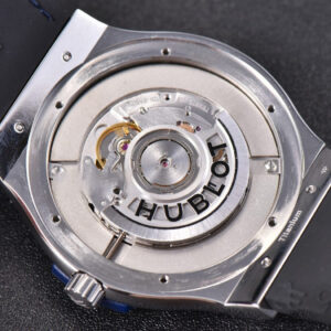 Classic Fusion Bang WWF 45mm PVD Black Dila Rubber Strap HUB11 - Image 19