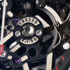 RM035-02 42mm Black Forged Carbon T+F Skeleton Dial Red Crown White Rubber Strap RMUL2 - Image 9