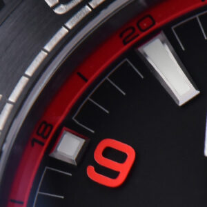 Planet Ocean 45.5mm Deep Black red Real Ceramic VSF Black Nylon Strap A8906 Super Clone - Image 4