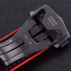Planet Ocean 45.5mm Deep Black red Real Ceramic VSF Black Nylon Strap A8906 Super Clone - Image 14