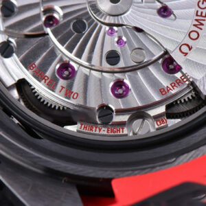 Planet Ocean 45.5mm Deep Black red Real Ceramic VSF Black Nylon Strap A8906 Super Clone - Image 22