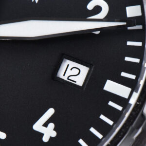 Mark XX IWC328201 40mm GSF Black Dial Black Leather Strap A2892 - Image 15