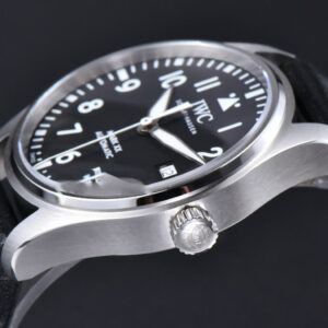 Mark XX IWC328201 40mm GSF Black Dial Black Leather Strap A2892 - Image 18