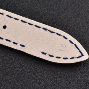 Rendez-Vous Moon 34mm GF Diamond White Textured Dial Blue Leather Strap A935 - Image 10
