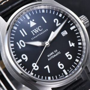 Mark XX IWC328201 40mm GSF Black Dial Black Leather Strap A2892 - Image 19