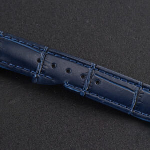 Rendez-Vous Moon 34mm GF Diamond White Textured Dial Blue Leather Strap A935 - Image 14