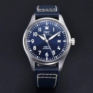 Mark XX IWC328203 40mm GSF Blue Dial Blue Leather Strap A2892 - Image 10