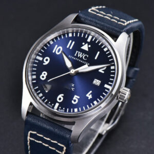 Mark XX IWC328203 40mm GSF Blue Dial Blue Leather Strap A2892 - Image 11