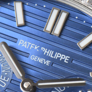 Nautilus 5740 40mm TWF Diamond Blue Dial SS Bracelet A240 - Image 14