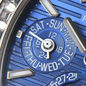 Nautilus 5740 40mm TWF Diamond Blue Dial SS Bracelet A240 - Image 15