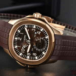 Aquanaut 5164R RG 41mm ZF Brown Dial Brown Rubber Strap A324 - Image 3