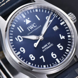 Mark XX IWC328203 40mm GSF Blue Dial Blue Leather Strap A2892 - Image 19