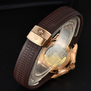 Aquanaut 5164R RG 41mm ZF Brown Dial Brown Rubber Strap A324 - Image 6