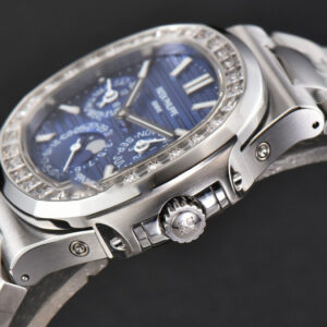Nautilus 5740 40mm TWF Diamond Blue Dial SS Bracelet A240 - Image 21