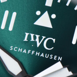 Mark XX IWC328201 40mm GSF Green Dial Brown Leather Strap A2892 - Image 13