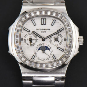 Nautilus 5740 40mm TWF Diamond White Dial SS Bracelet A240