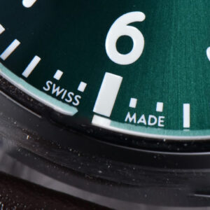 Mark XX IWC328201 40mm GSF Green Dial Brown Leather Strap A2892 - Image 16