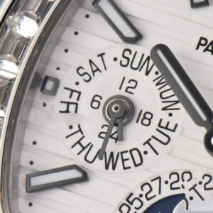 Nautilus 5740 40mm TWF Diamond White Dial SS Bracelet A240 - Image 18