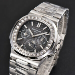 Nautilus 5740 40mm TWF Diamond Black Dial SS Bracelet A240 - Image 20