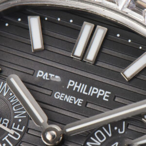 Nautilus 5740 40mm TWF Diamond Black Dial SS Bracelet A240 - Image 21