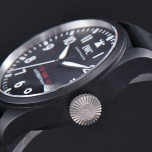 Top Gun IW326901 Ceramic 41mm M+F Black Dial Black Rubber Strap 9015 - Image 23