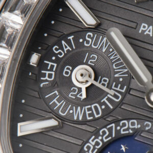 Nautilus 5740 40mm TWF Diamond Black Dial SS Bracelet A240 - Image 22