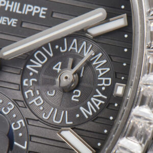 Nautilus 5740 40mm TWF Diamond Black Dial SS Bracelet A240 - Image 23