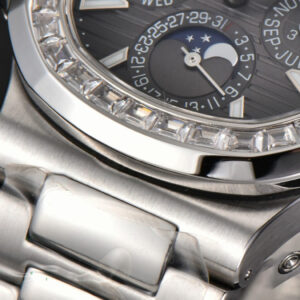 Nautilus 5740 40mm TWF Diamond Black Dial SS Bracelet A240 - Image 27