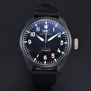 Top Gun IW326901 Ceramic 41mm M+F Black Dial Black Nylon Strap 9015 - Image 13