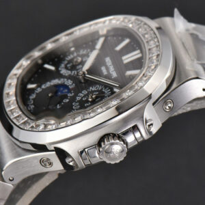 Nautilus 5740 40mm TWF Diamond Black Dial SS Bracelet A240 - Image 28