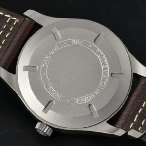 Mark XVIII IW327006 Titanium 40mm V7F Black Dial Brown Leather Strap A2892 - Image 15