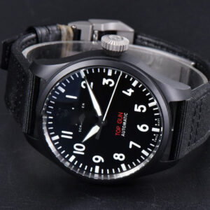 Top Gun IW326901 Ceramic 41mm M+F Black Dial Black Nylon Strap 9015 - Image 21