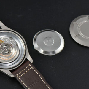 Mark XVIII IW327006 Titanium 40mm V7F Black Dial Brown Leather Strap A2892 - Image 17