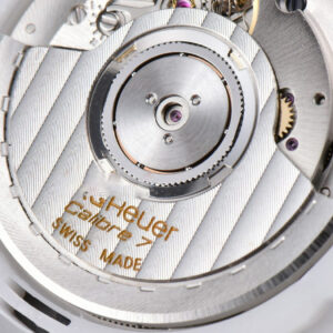 Aquaracer Caliber 5 43mm OF Black Dial Silver Hand SS Bracelet SW200 - Image 11