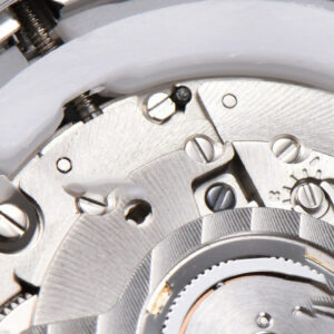 Aquaracer Caliber 5 43mm OF Black Dial Silver Hand SS Bracelet SW200 - Image 14
