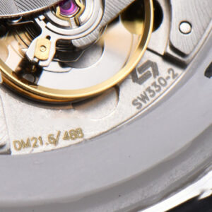 Aquaracer Caliber 5 43mm OF Black Dial Silver Hand SS Bracelet SW200 - Image 16