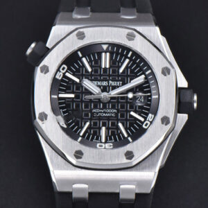 Royal Oak Offshore Diver 15703 42mm ZF Black Dial Black Rubber Strap SA3120