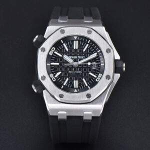 Royal Oak Offshore Diver 15703 42mm ZF Black Dial Black Rubber Strap SA3120 - Image 20