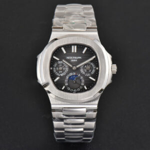 Nautilus 5740 40mm TWF Black Dial SS Bracelet A240 - Image 19