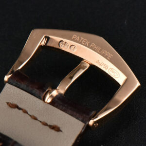 Calatrava 5296R 38mm ZF RG Beige Dial Brown Leather Strap 9015 - Image 7