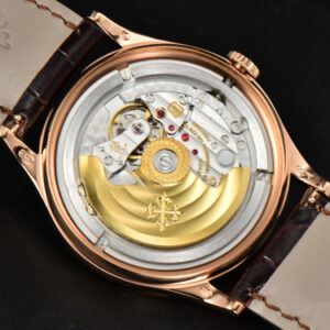 Calatrava 5296R 38mm ZF RG Beige Dial Brown Leather Strap 9015 - Image 12
