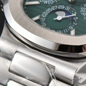 Nautilus 5740 40mm TWF Green Dial SS Bracelet A240 - Image 22