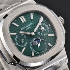 Nautilus 5740 40mm TWF Green Dial SS Bracelet A240 - Image 24