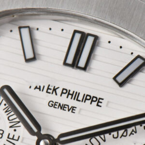 Nautilus 5740 40mm TWF White Dial SS Bracelet A240 - Image 21