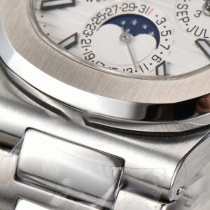 Nautilus 5740 40mm TWF White Dial SS Bracelet A240 - Image 26